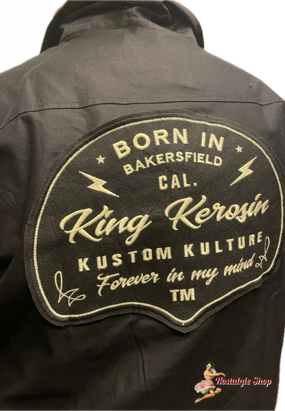 King Kerosin - Herren Worker Racing Hemd "Born in Bakersfield"