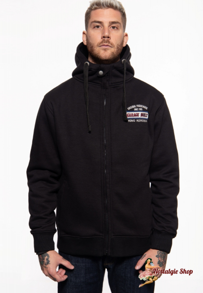 King Kerosin - SWEATJACKE MIT KAPUZE »GARAGE BUILT«