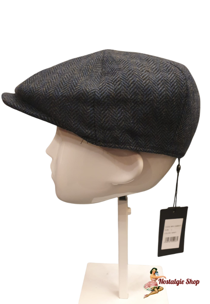 Maz - Newsboy Flat Cap Blau