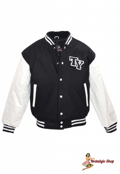 Tysonz - BASEBALL JACKE BLACK