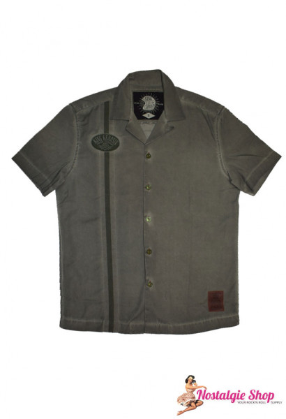 King Kerosin Dragstrip Workshirt - oil washed