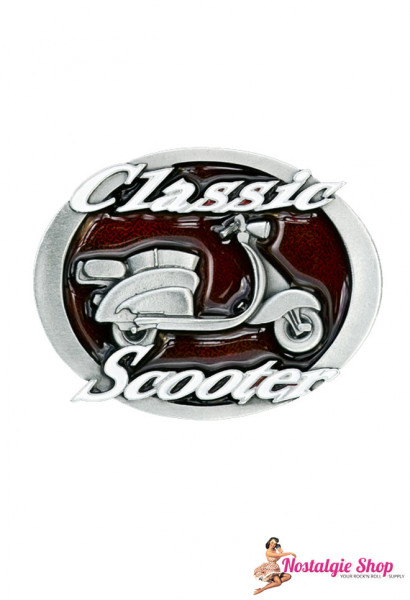 Tanside UK Buckle - Classic Scooter Vespa Roller Gürtelschnalle