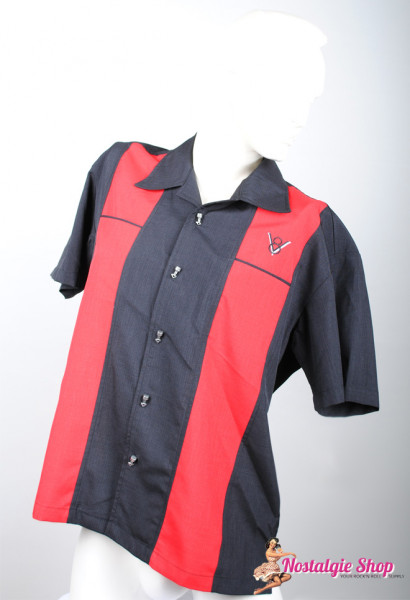 Steady Bowling Shirt - Classy Piston rot