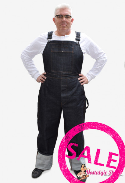 Miner57 1950s look denim dungarees 16oz