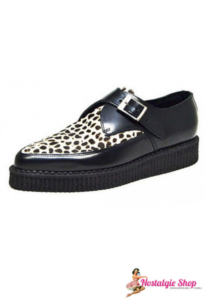 Creeper black with leopard print