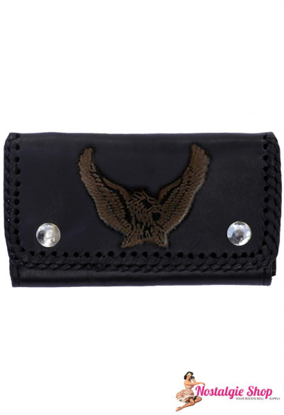 Running Bear Portemonnaie - 3D Adler Biker Wallet with Chain