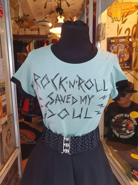 Rumble 59 - Shirt "Rock’n’Roll saved my soul"
