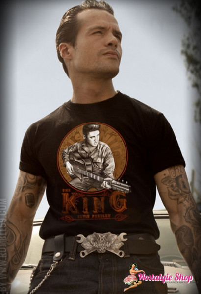 Rumble 59 Elvis Sun T-Shirt, 50er Rockabilly