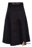 Queen Kerosin - SWING-ROCK AUS ELASTISCHEM DENIM Dark Queen Kerosin - SWING-ROCK AUS ELASTISCHEM DENIM Dark