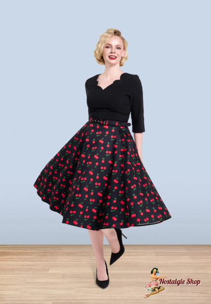 Lindy Bop - Christine Cherry Skirt