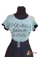 Rumble 59 - Shirt "Rock’n’Roll saved my soul"
