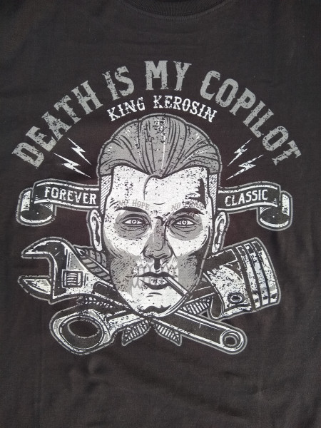 King Kerosin - T-shirt Death is my copilot