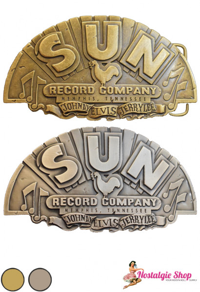 Rumble 59 Buckle - Sun Records gold oder silber