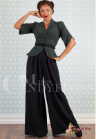 Miss Candyfloss - Daiya-Lee jumpsuit blazer top and wide-leg bottoms Miss Candyfloss - Daiya-Lee jumpsuit blazer top and wide-leg bottoms