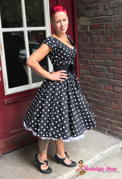 Polkadot Swingkleid