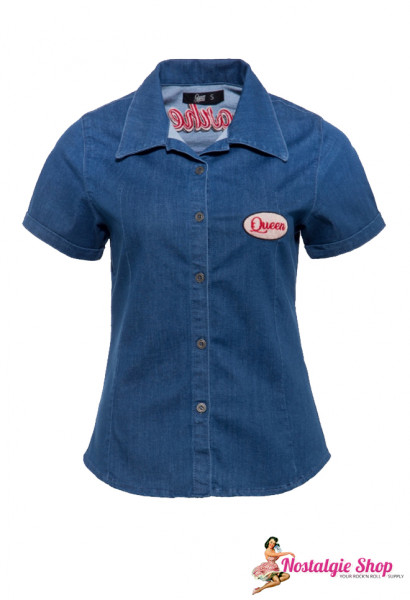 Queen Kerosin Gearhead Bluse