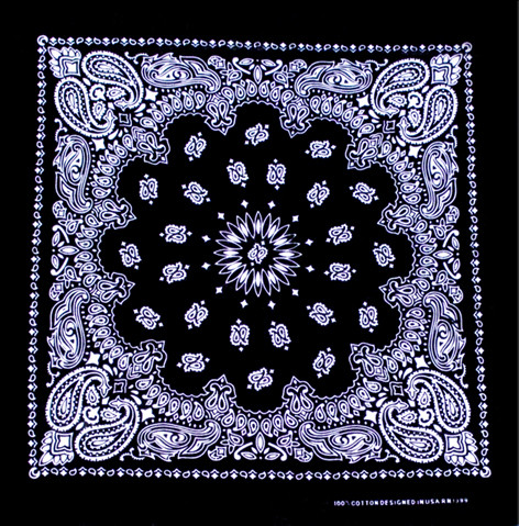 Tiki Bandana - black