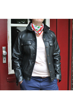 Damen Rock'n'Roll Lederjacke weiches Rindsleder