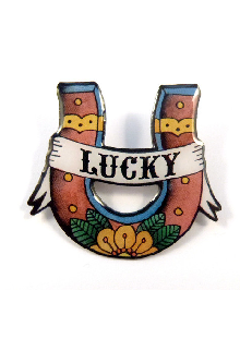 Jubly-Umpfh Australia Design Brosche Tattoo Art - Lucky