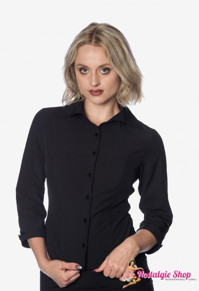 Janine Bluse - schwarz