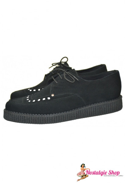 Creepers black with white tape