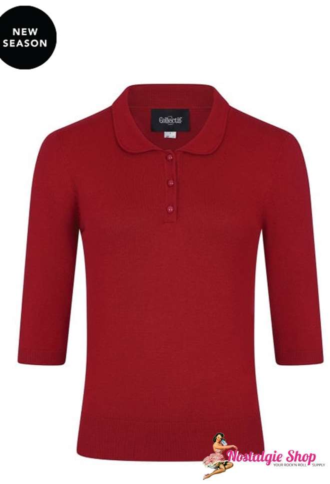 Collectif Jorgie Polo shirt Nostalgieshop