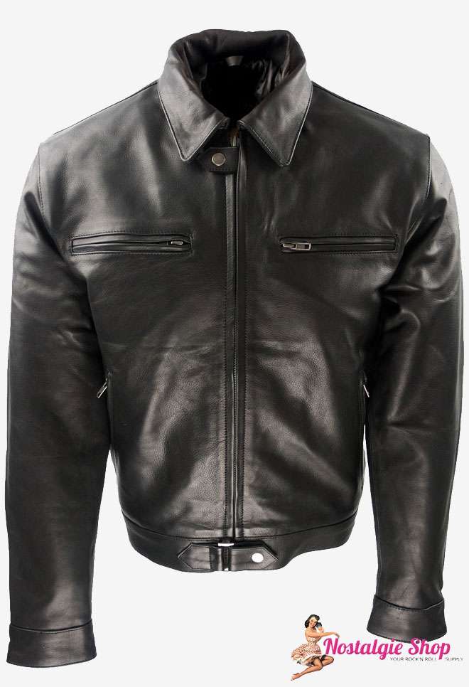 Lederjacke Deutsche Fliegerjacke Running Bear bestes Leder