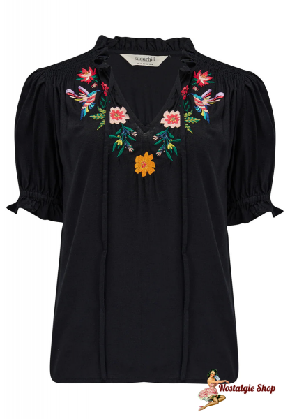Sugarhill Brighton - Angelique Shirred Top