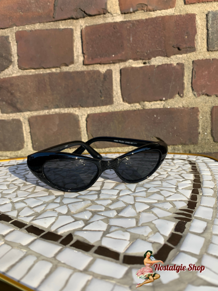 Cateye Sonnenbrille - schwarz