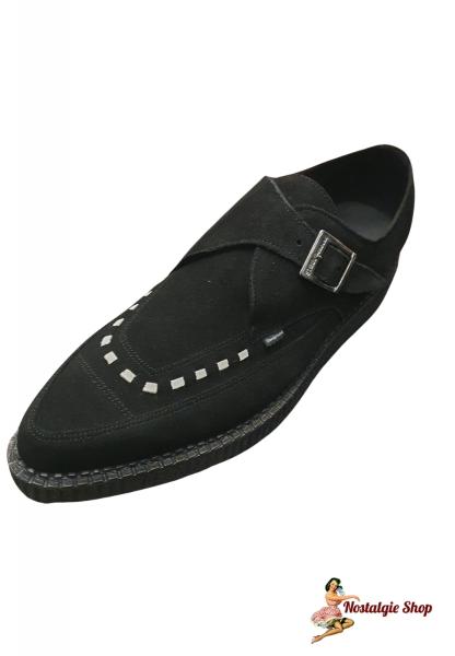 Creepers black with white tape