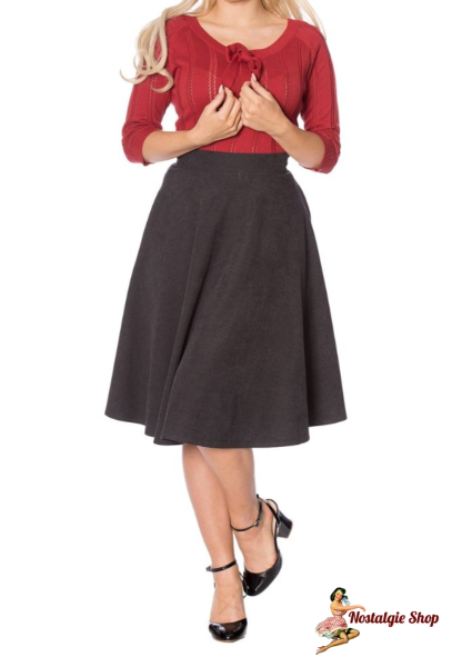 Banned - SOPHISTICATED LADY SWING SKIRT Grau