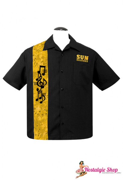 Steady Bowling Shirt - Sun Records Golden Notes