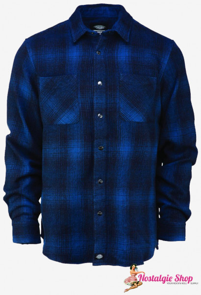 Dickies Flanellhemd Linville - dunkelblau