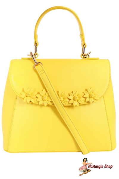 Collectif - „Zoe Floral Bag“ in Gelb