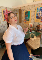 Pretty Vacant - Ellen Top in White Schiffley Pretty Vacant - Ellen Top in White Schiffley