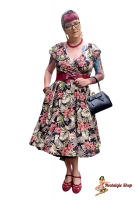 Tiki - Kleid mit Hawaii Blüten