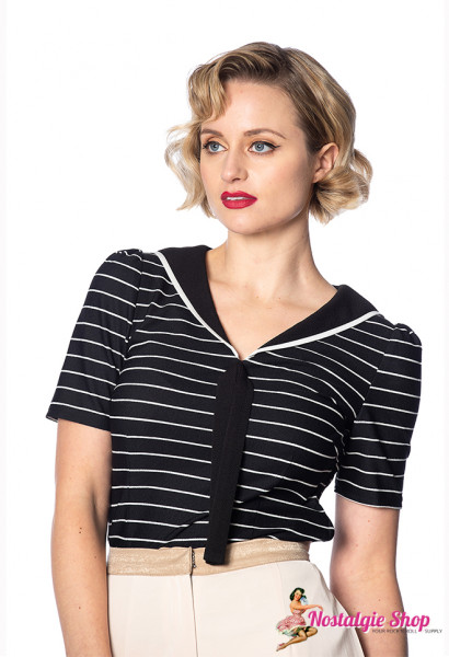 Pier Stripe Sailor Top