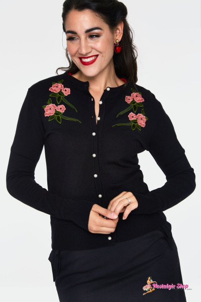 Voodoo Vixen Strickjacke Sabrina Floral