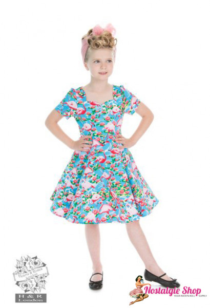 Hearts &amp; Roses Kinderkleid Flamingos Petticoat Dress