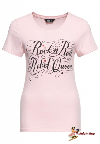 Queen Kerosin - CLASSIC T-SHIRT »ROCK'N ROLL REBEL QUEEN«