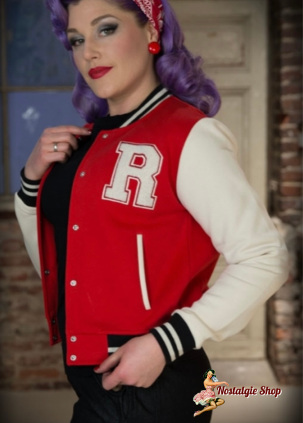 Rumble59 - Sweat College Jacke - rot