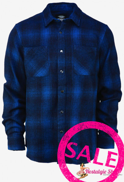 Dickies Flanellhemd Linville - dunkelblau