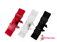 Vorschau: Banned Stretchgürtel "Play it right" mit Schleife - versch. Farben Vorschau: Banned Stretchgürtel "Play it right" mit Schleife - versch. Farben