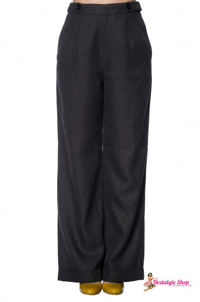 Banned Marlenehose Secretary - charcoal