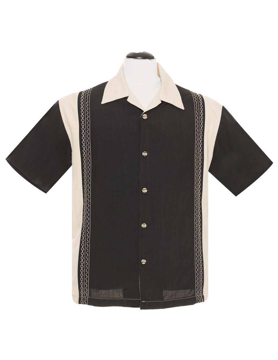 Steady Clothing Rockabilly Vintage Retro Bowling Shirt Hemd The Mickey Braun